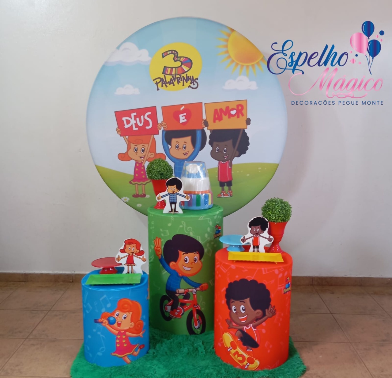 Três Palavrinhas  Combo 2 - Espelhomagicopeguemonte