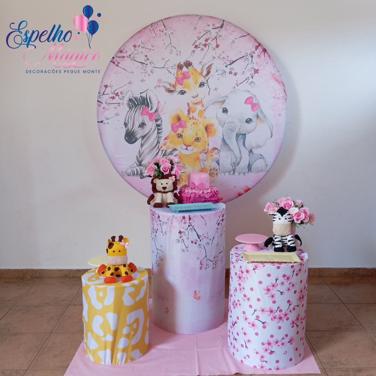 Safari  Rosa Combo 2 - Espelhomagicopeguemonte