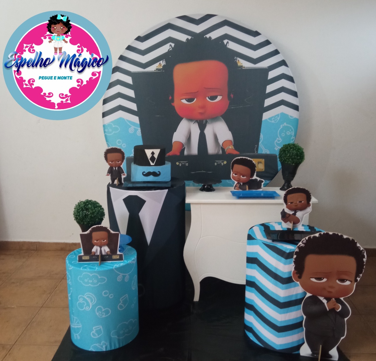 Poderoso Chefinho  Negro Combo 1  - Espelhomagicopeguemonte