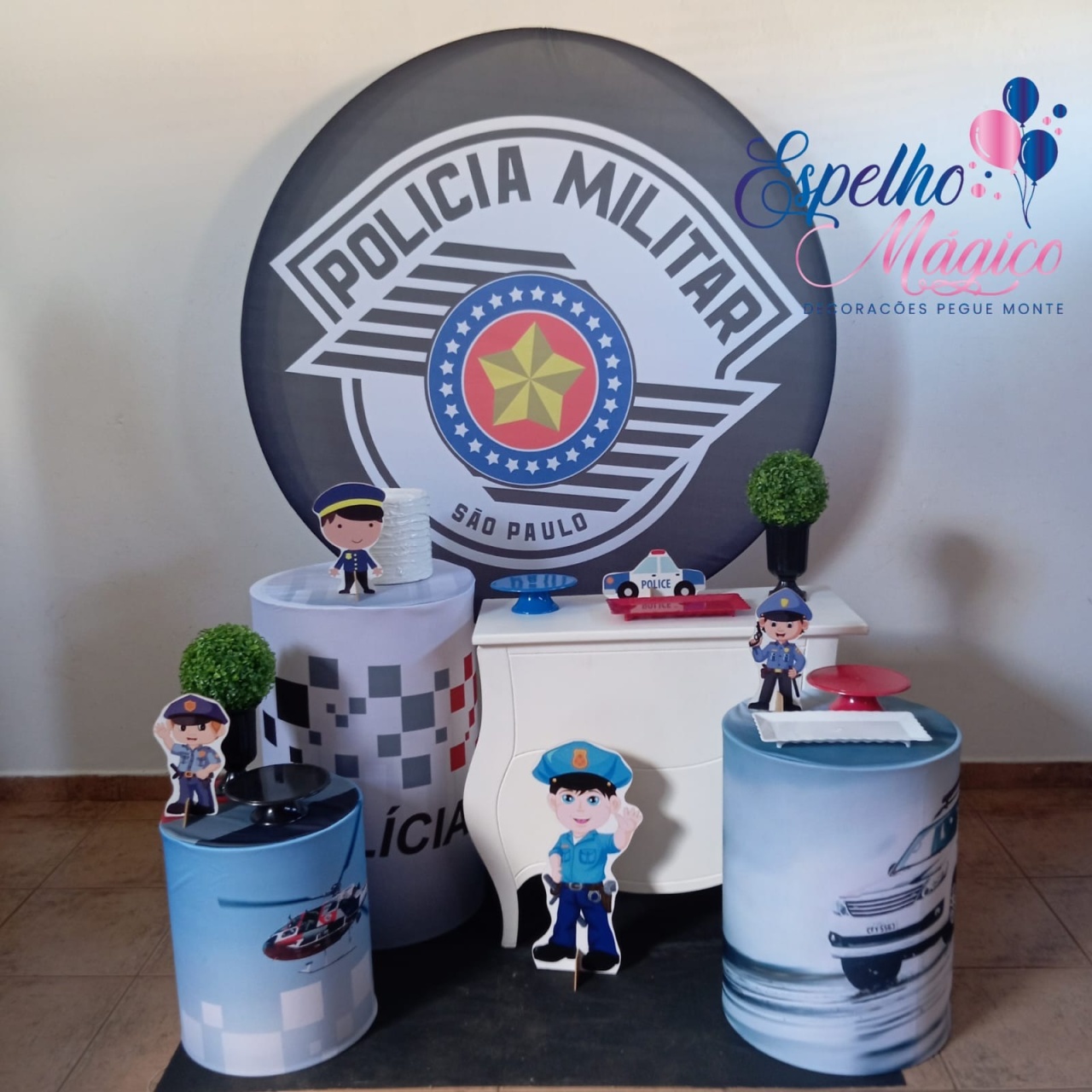Policia Combo 1 - Espelhomagicopeguemonte