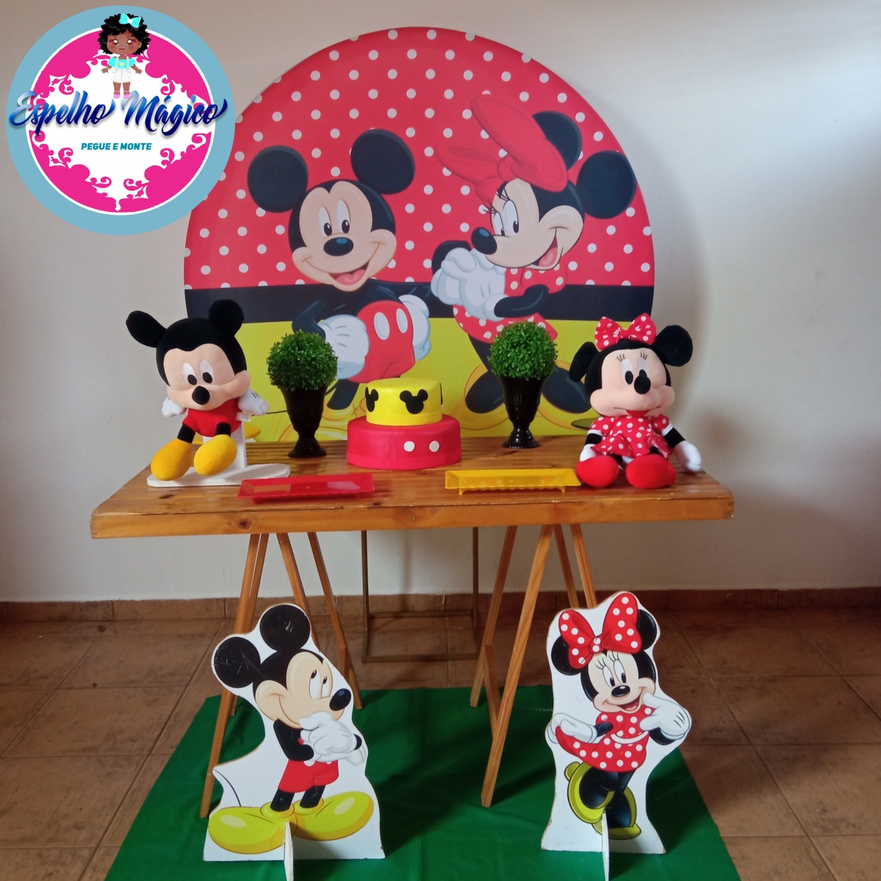 Minnie E Mickey  Combo 3 - Espelhomagicopeguemonte