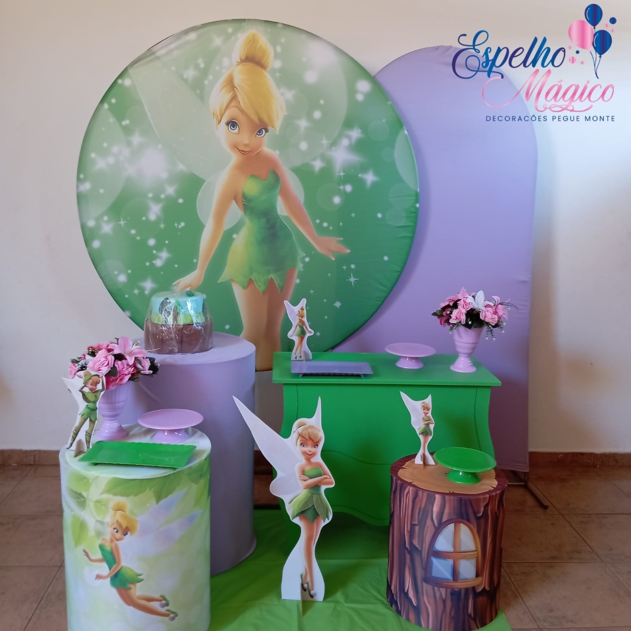 Tinkerbell (Sininho)  - Espelhomagicopeguemonte