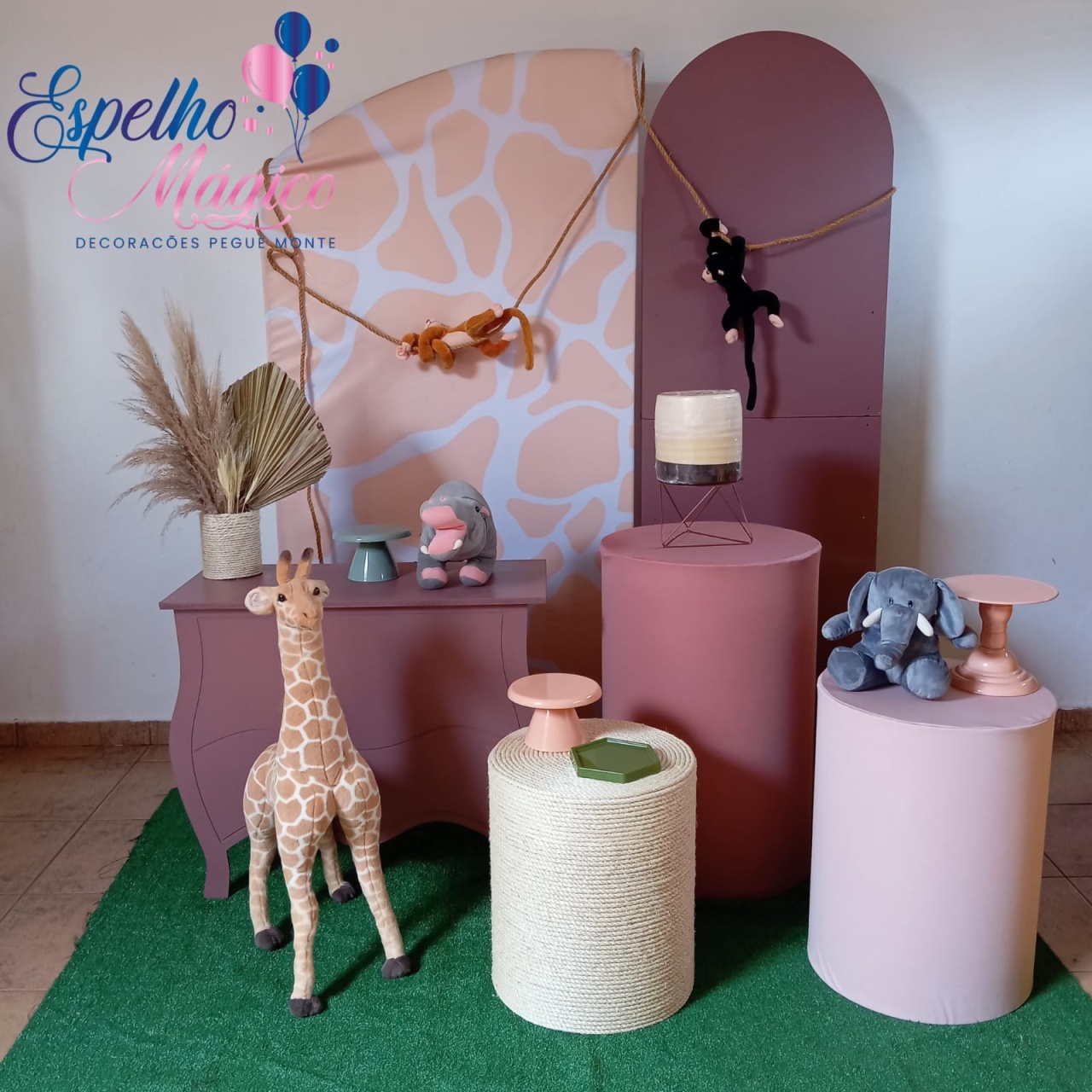 Decoração Safari - Espelhomagicopeguemonte