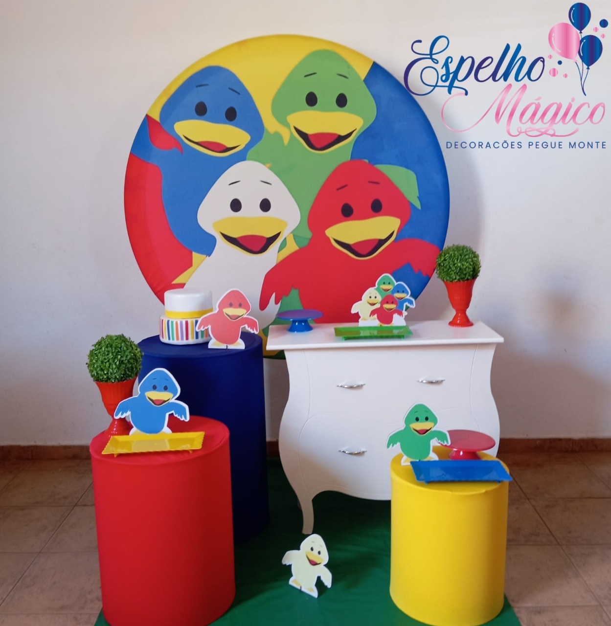 Patinho Colorido Combo 1 - Espelhomagicopeguemonte