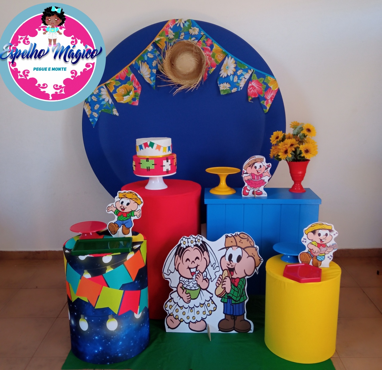 Festa Junina   Turma da Monica Combo 1    - Espelhomagicopeguemonte