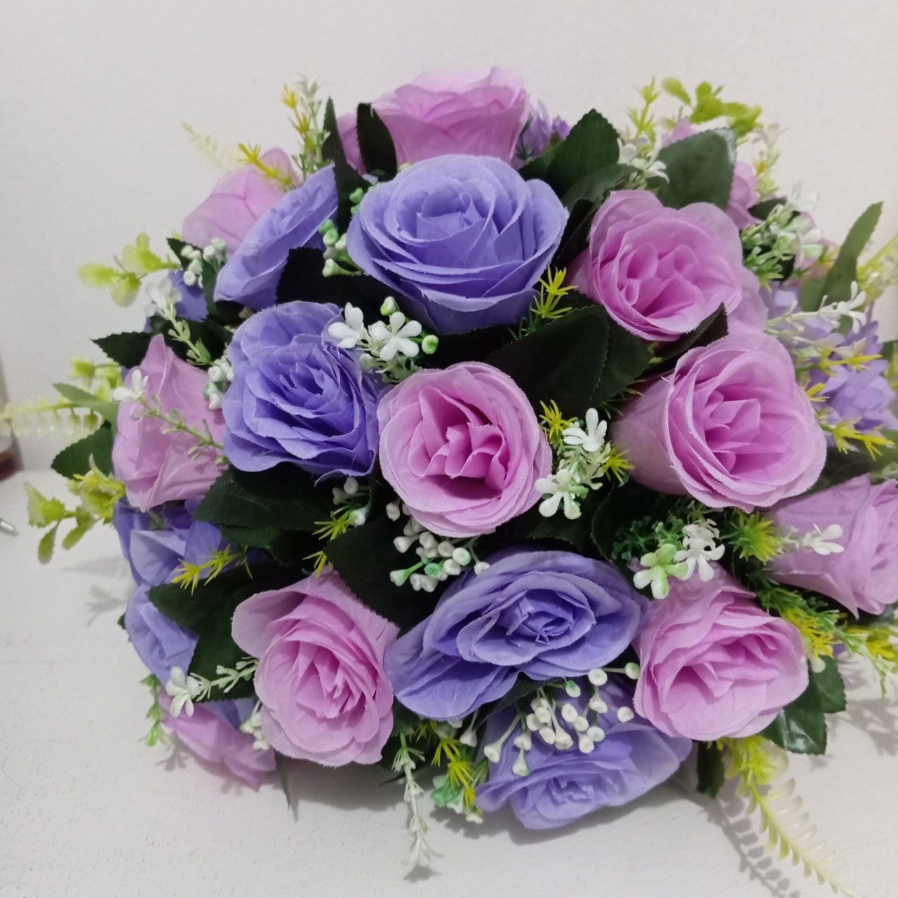Arranjo de Flor G Lilas - Espelhomagicopeguemonte
