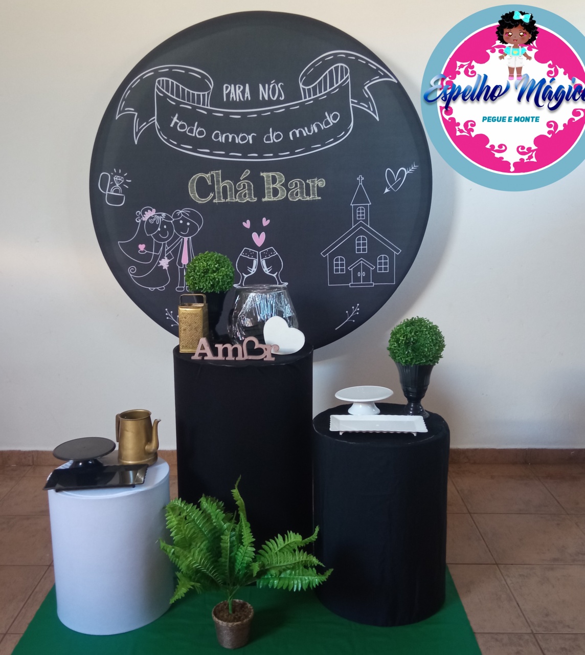 Chá  Bar Combo 2 - Espelhomagicopeguemonte