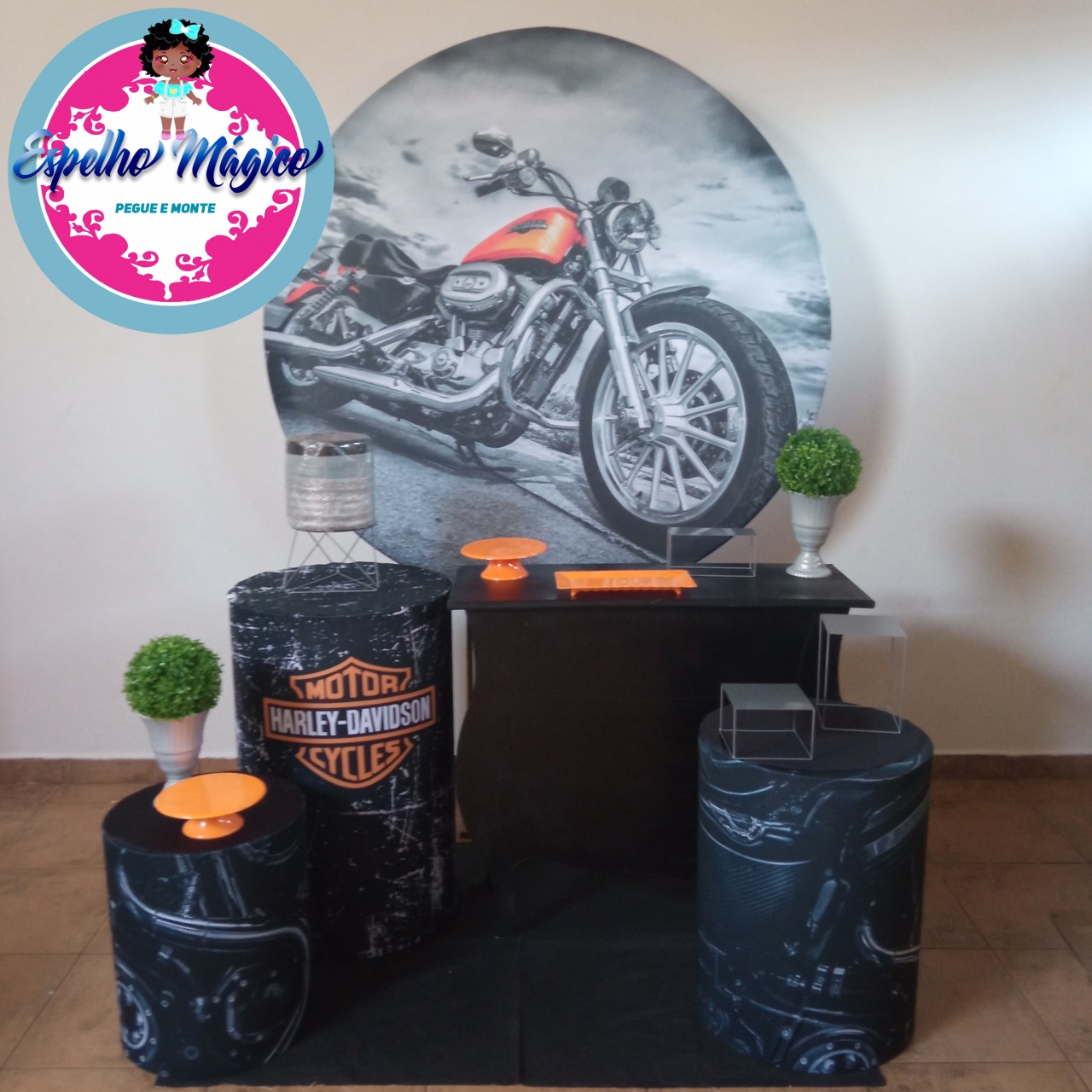 Harley Davidson Combo 1 - Espelhomagicopeguemonte