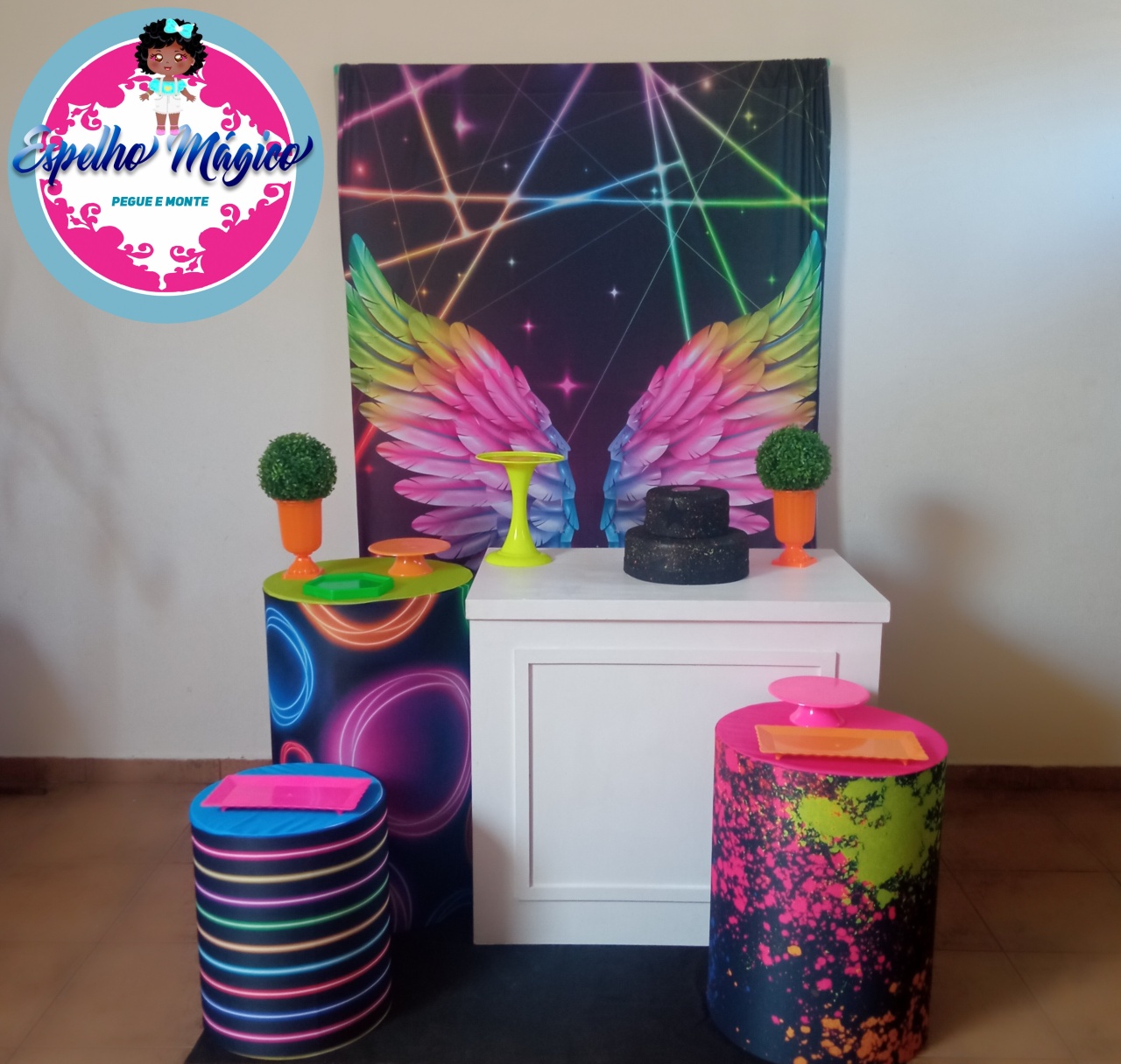 Neon Asas Combo1 - Espelhomagicopeguemonte