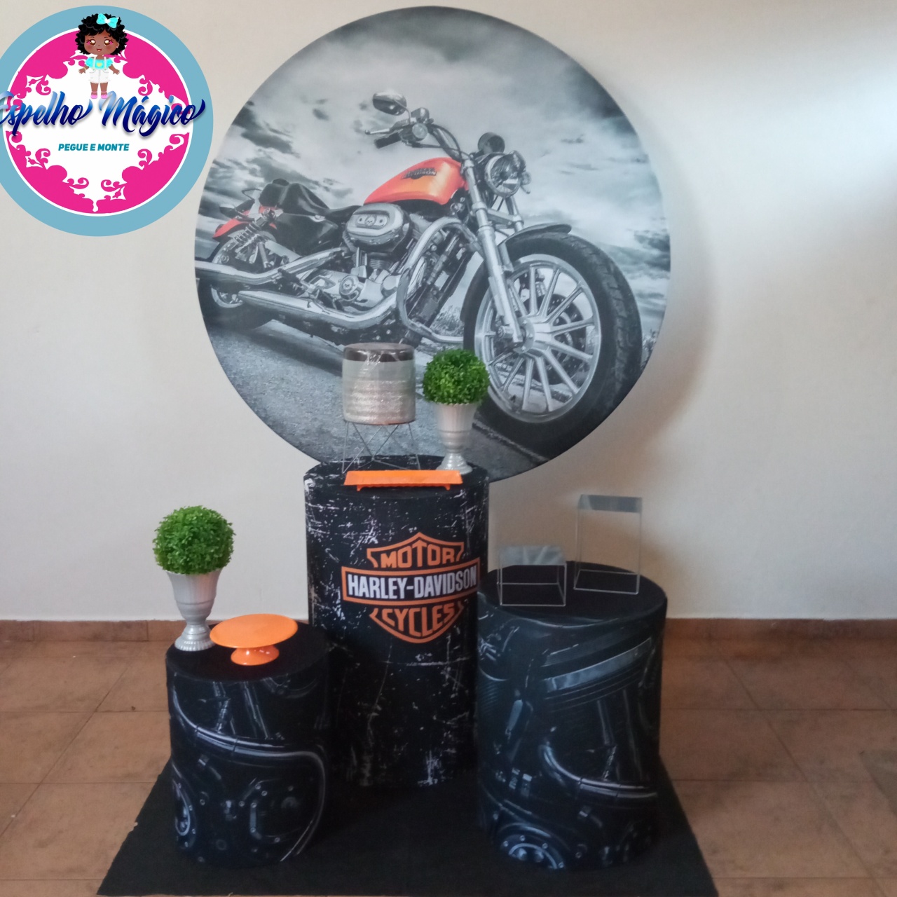 Harley Davidson Combo 2 - Espelhomagicopeguemonte