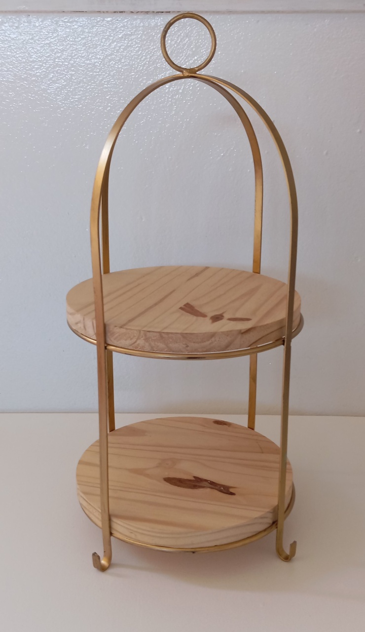 Suporte de Doce Gaiola 2 Andares - Espelhomagicopeguemonte
