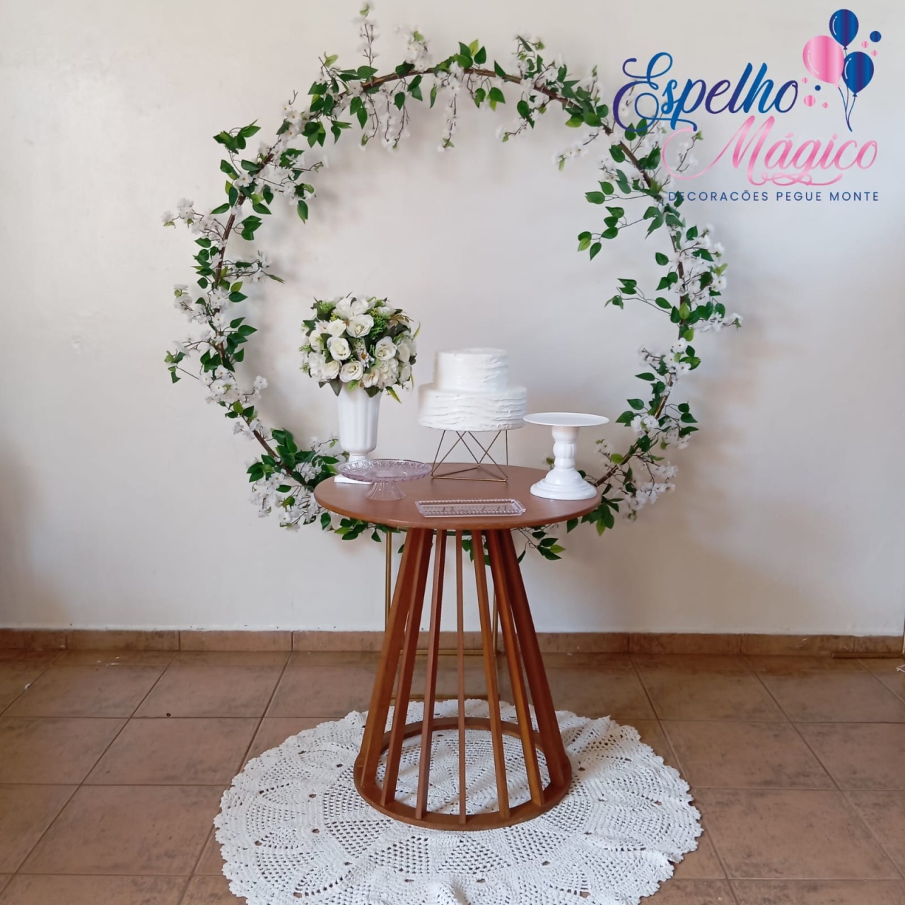 Casamento Mesa Cone Ripada - Espelhomagicopeguemonte