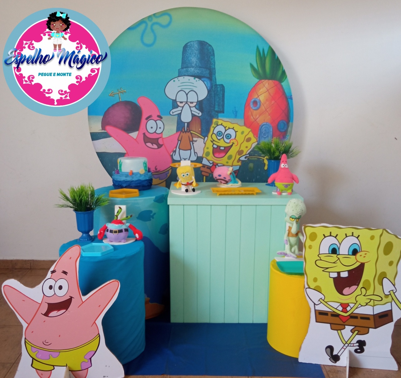  Bob Esponja  Combo 1 - Espelhomagicopeguemonte