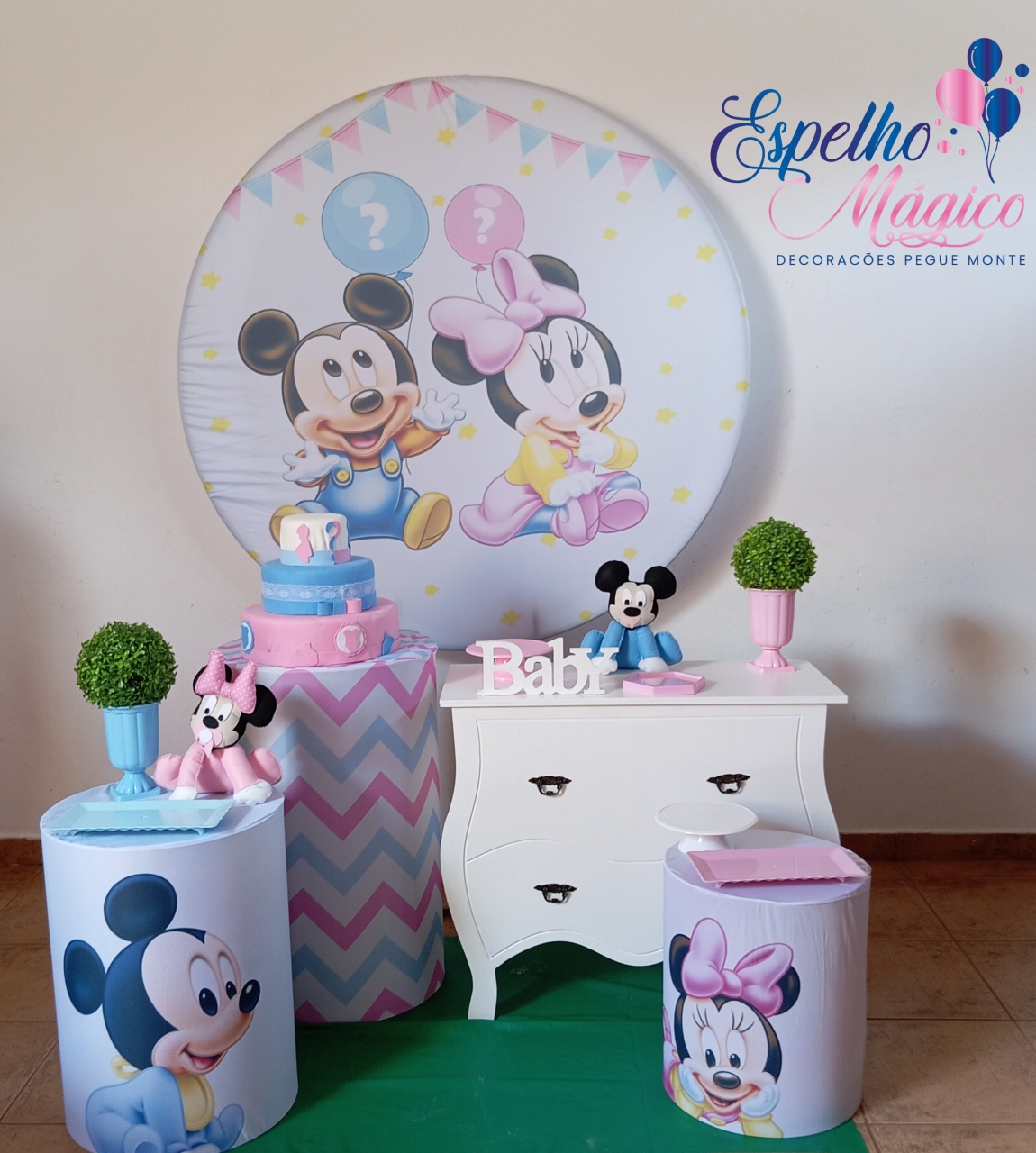 Mickey E Minnei Baby   Combo 1 - Espelhomagicopeguemonte