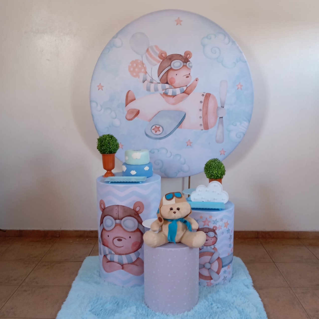 Urso Aviador  Candy Combo  2 - Espelhomagicopeguemonte