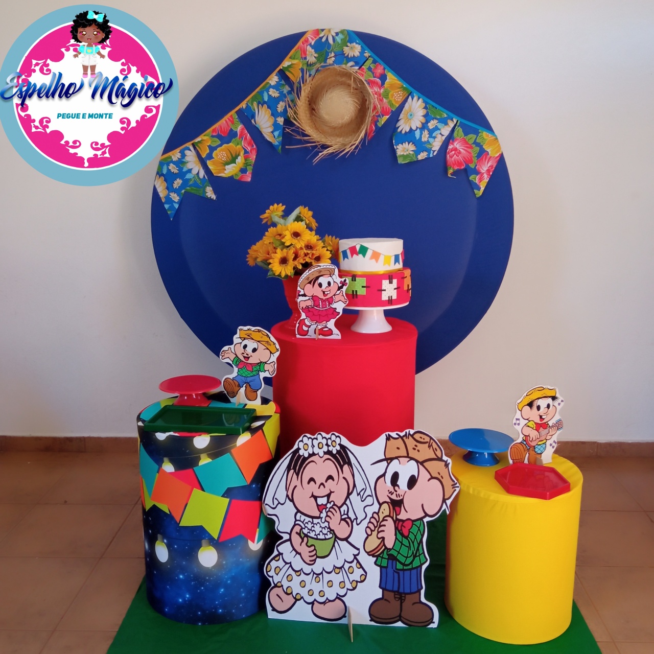 Festa Junina   Turma da Monica Combo 2 - Espelhomagicopeguemonte