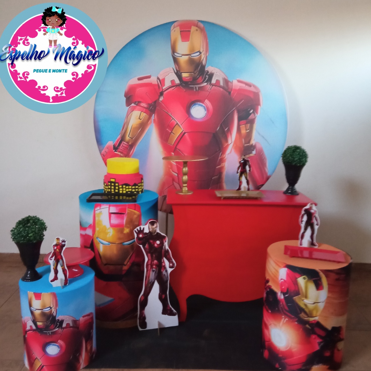  Homem de Ferro Combo 1 - Espelhomagicopeguemonte