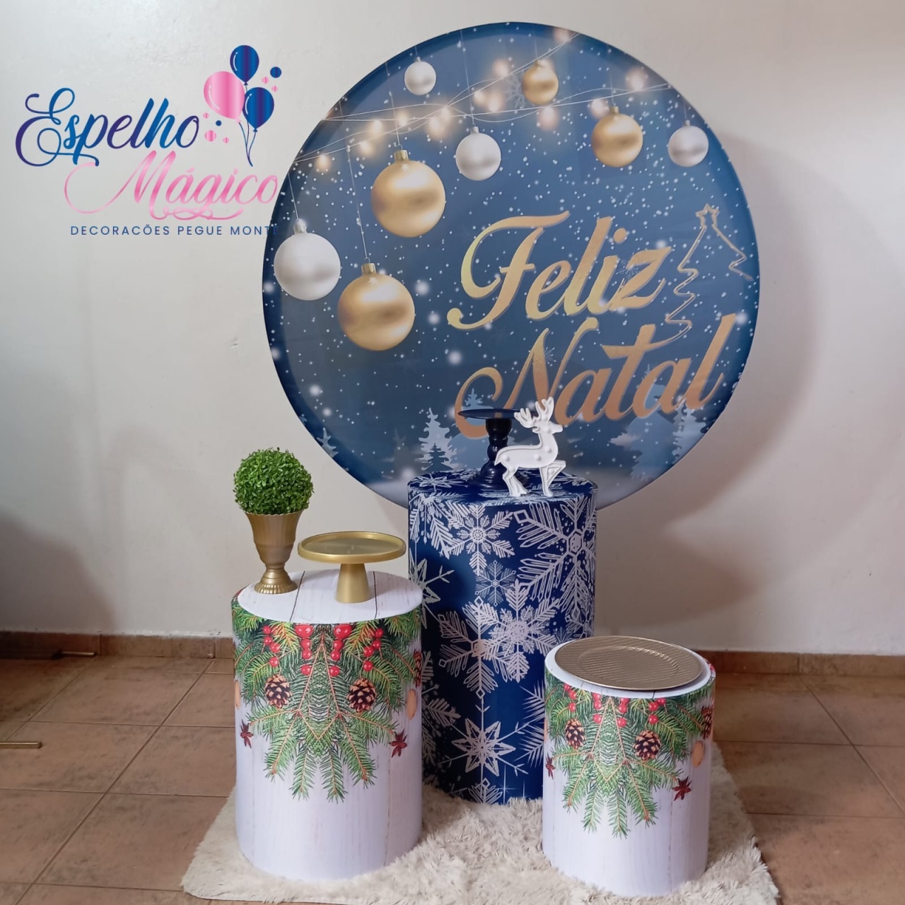  Natal Azul - Espelhomagicopeguemonte
