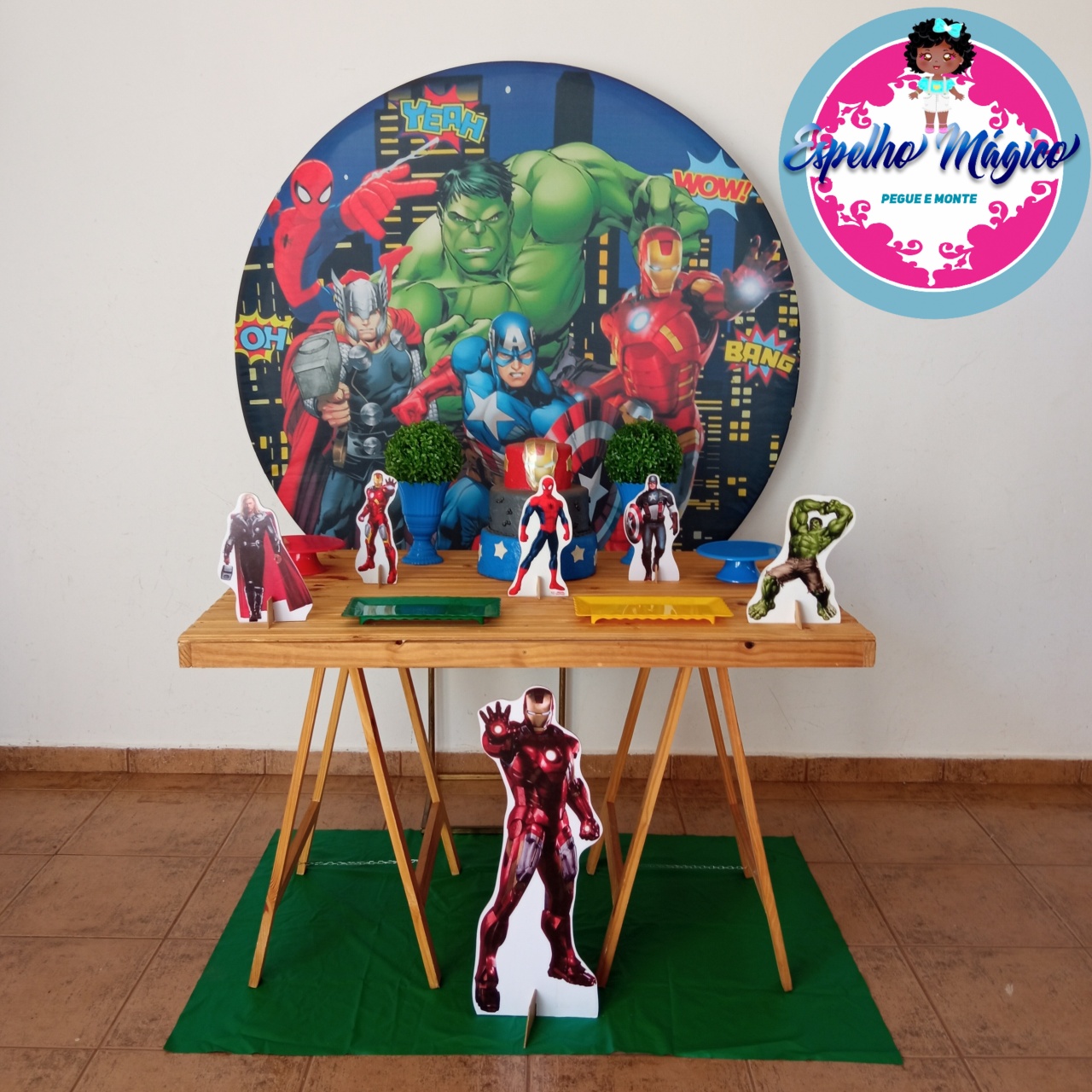 Vingadores 1Combo 3  - Espelhomagicopeguemonte