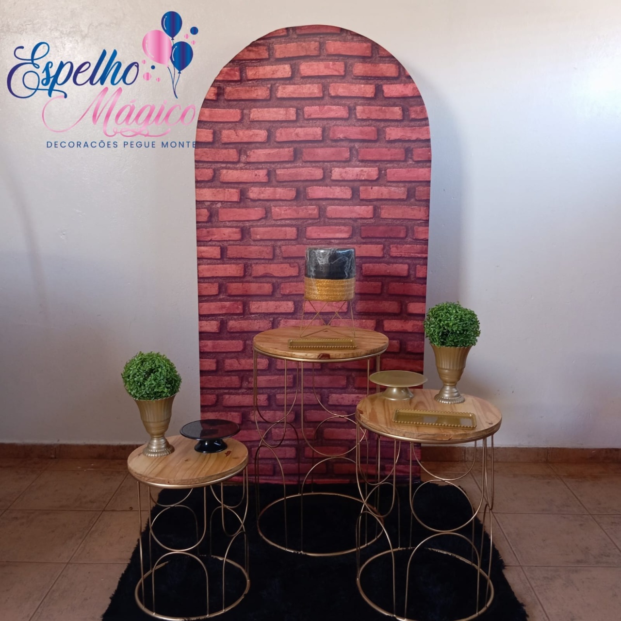 Decoração Tijolinho - Espelhomagicopeguemonte