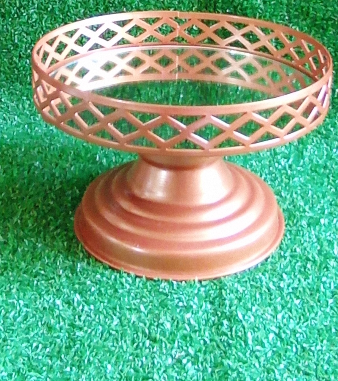 Boleira Luxo Ferro Rose Pequena - Espelhomagicopeguemonte