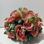 Arranjo de Flor P Marrom Rosado - imagem 1