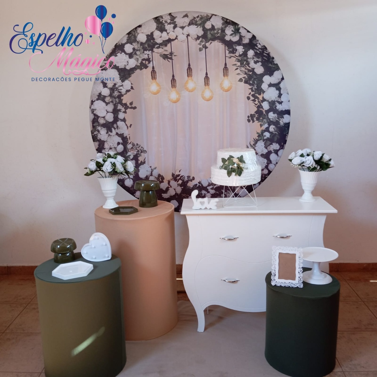 Floral Lampada Combo 1 - Espelhomagicopeguemonte