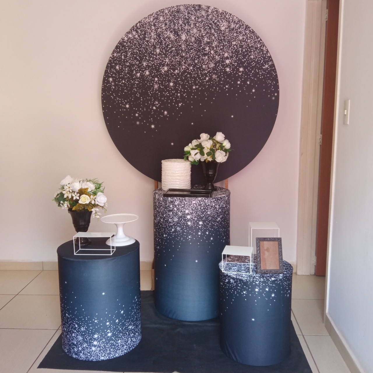 Glitter Preto E Branco Combo 2 - Espelhomagicopeguemonte