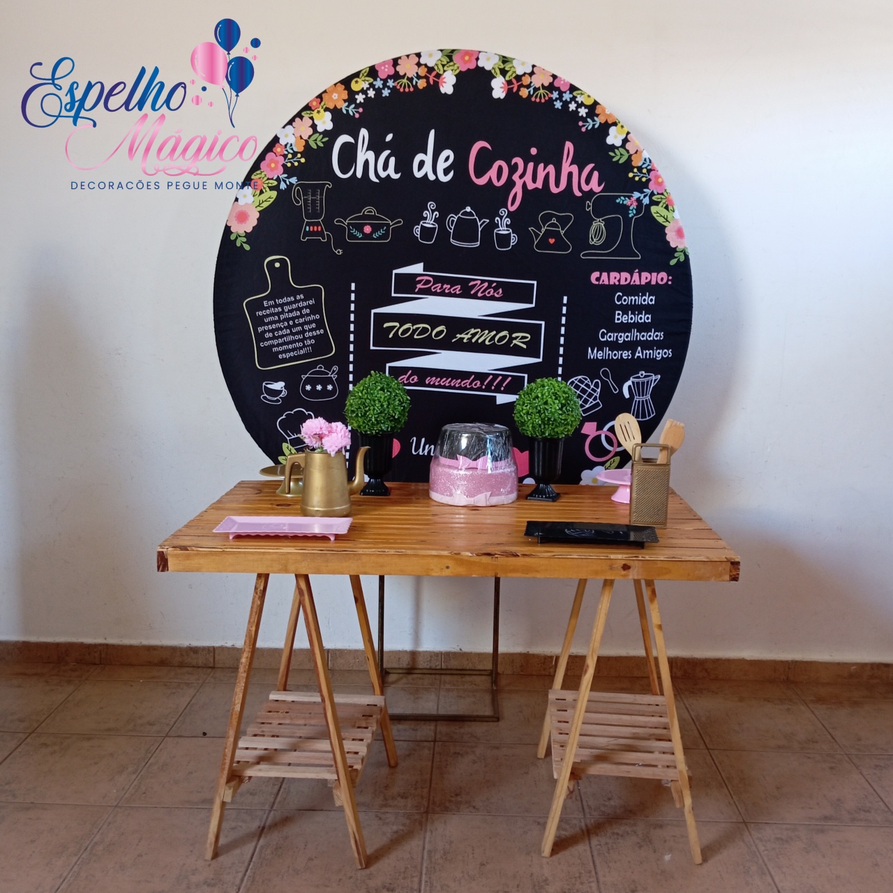 Chá de Cozinha Combo 3 - Espelhomagicopeguemonte