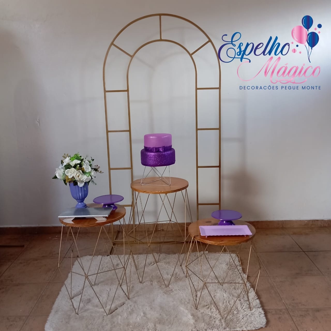 Decoração Roxo E Lilas Prata - Espelhomagicopeguemonte