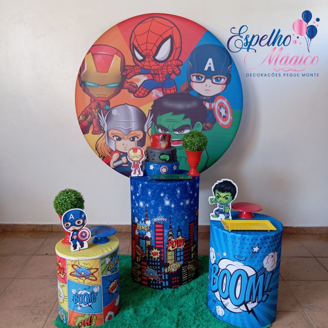 Vingadores Baby Combo 2 - Espelhomagicopeguemonte