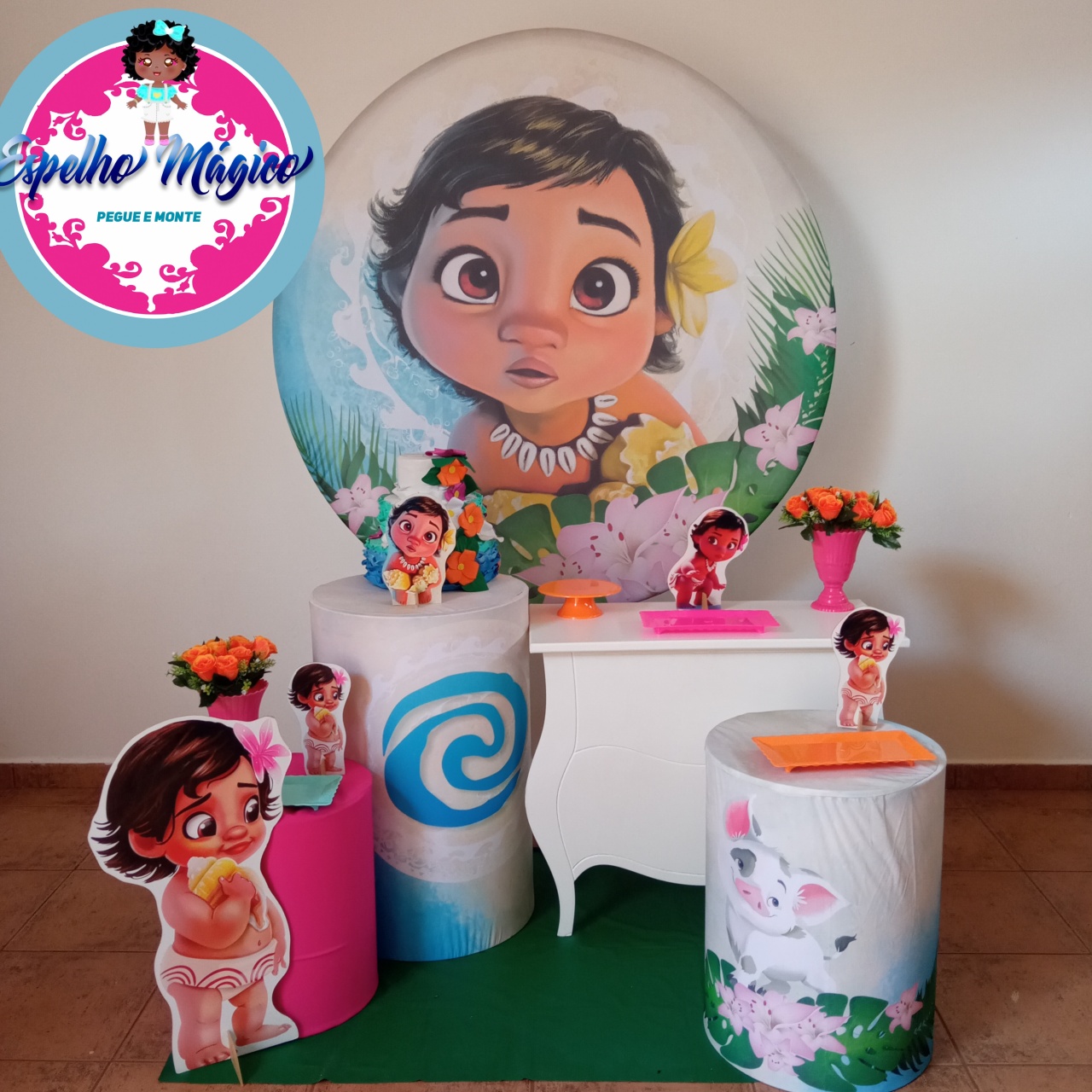  Moana Baby  Combo 1 - Espelhomagicopeguemonte