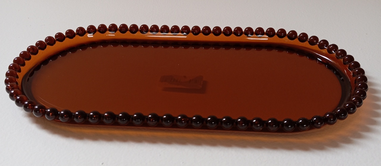 Bandeja Oval Amber  - Espelhomagicopeguemonte