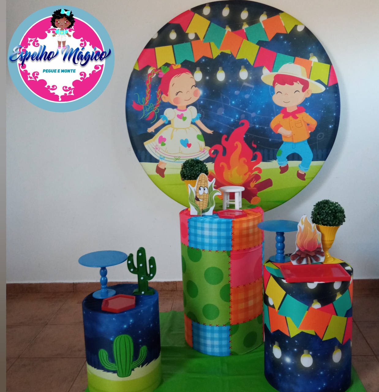 Festa Junina   1 Combo 2 - Espelhomagicopeguemonte