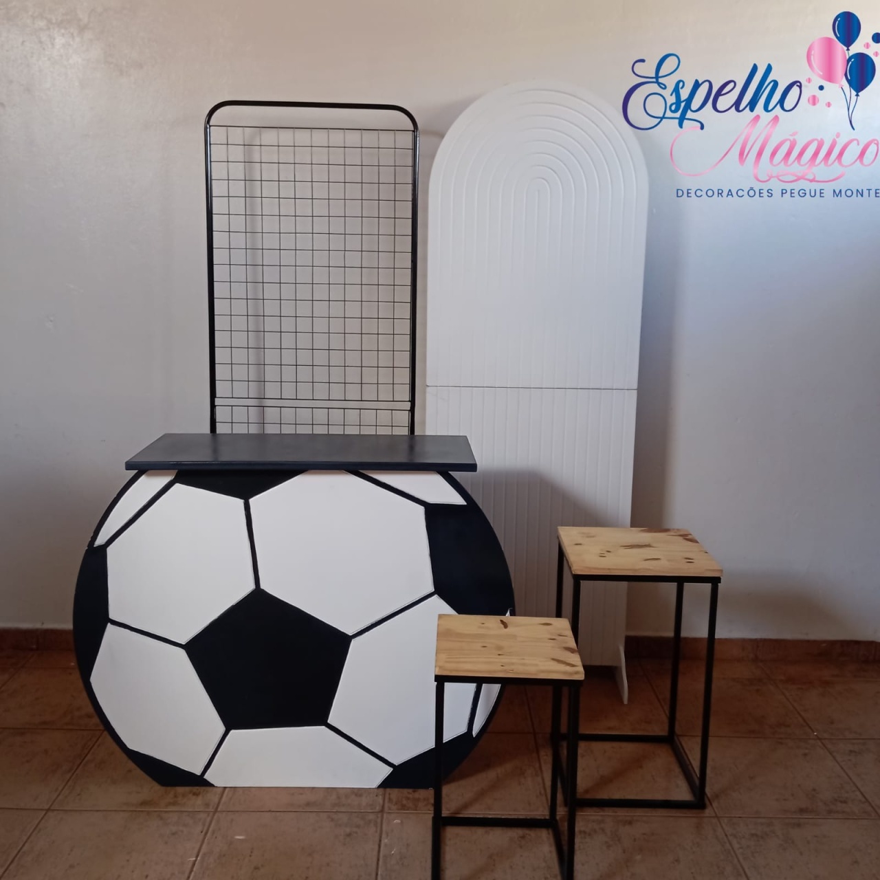 Decoração Futebol  - Espelhomagicopeguemonte