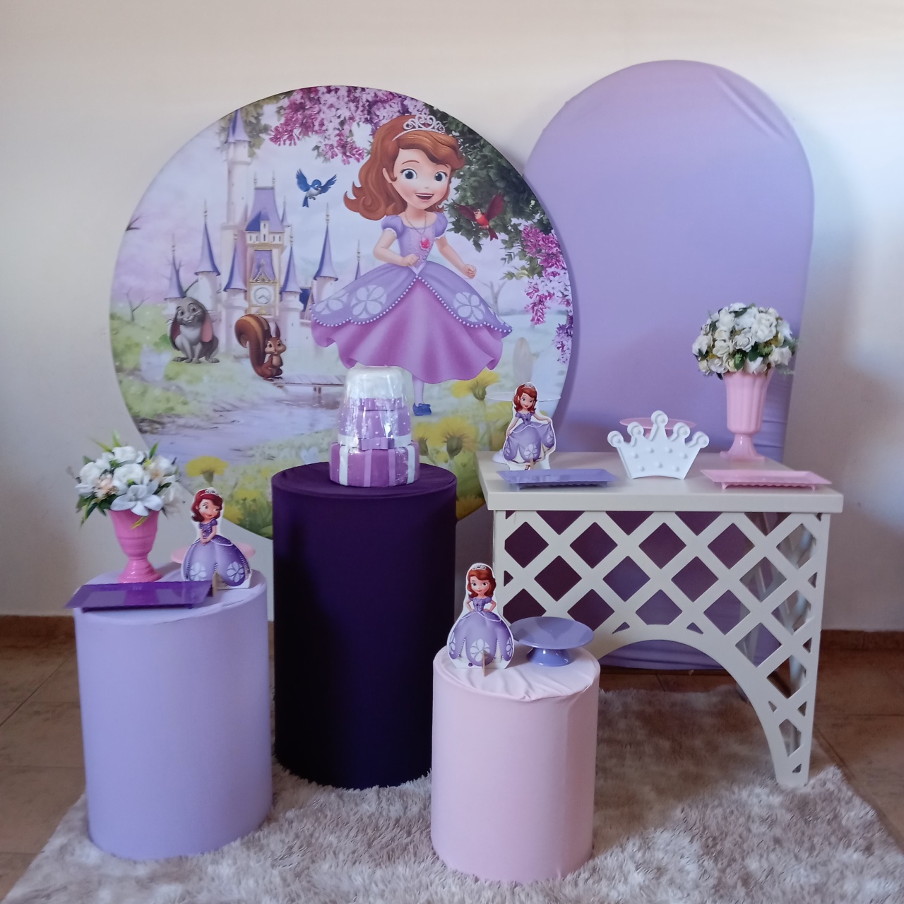 Decoração Princesa Sofia - Espelhomagicopeguemonte