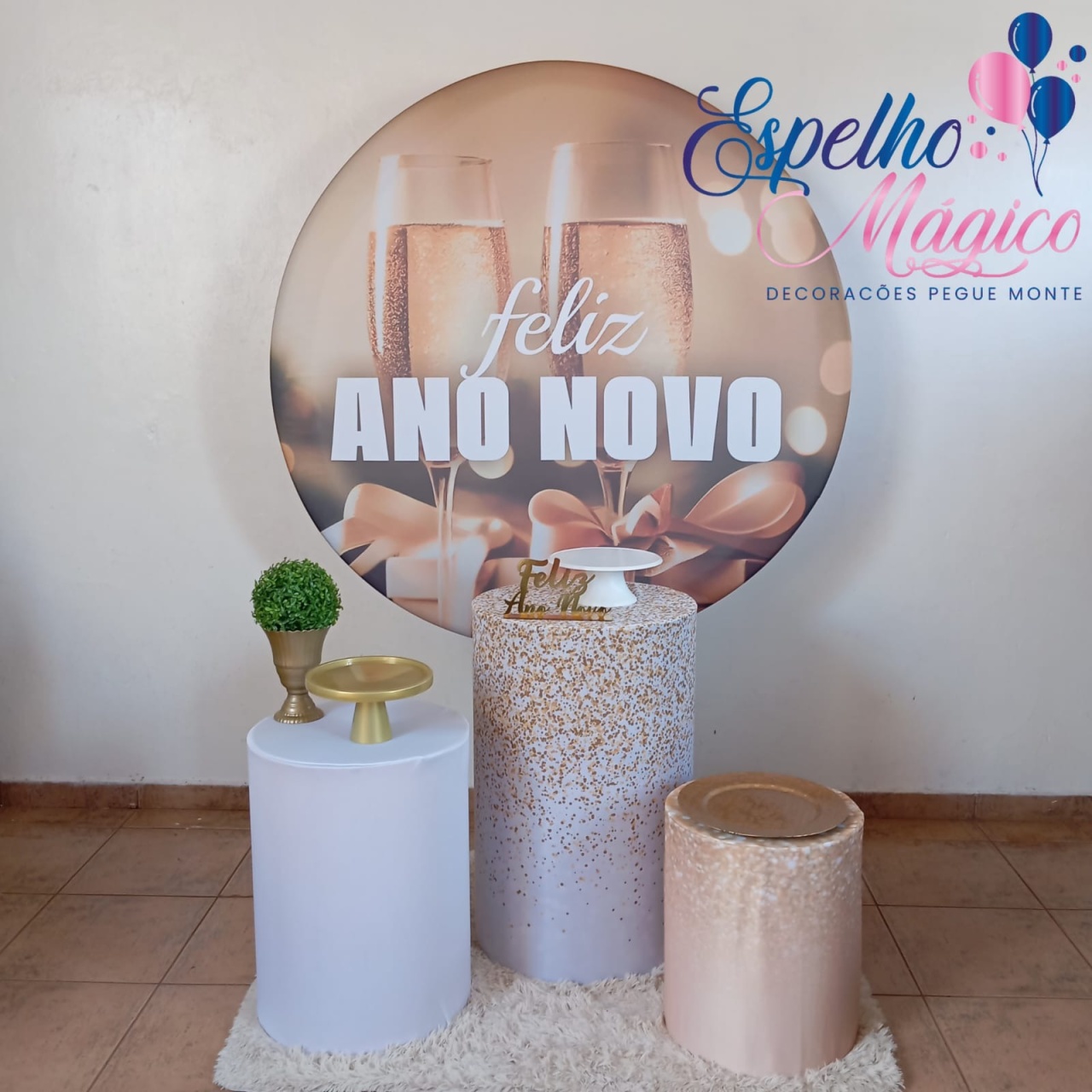 Feliz Ano Novo  Taça  - Espelhomagicopeguemonte