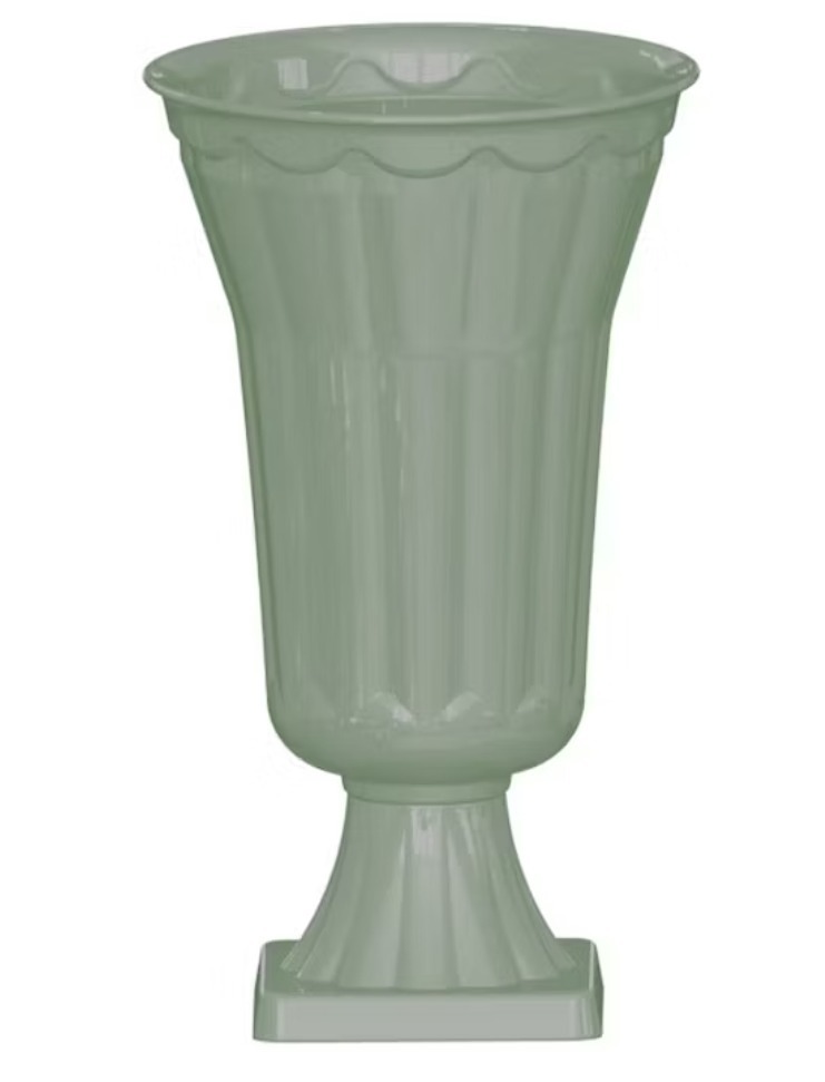 Vaso Grego Plus Verde Eucalipto  - Espelhomagicopeguemonte