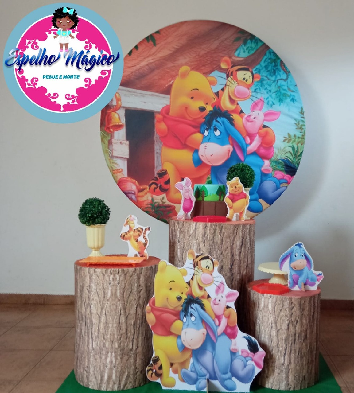 Urso Pooh Combo 2 - Espelhomagicopeguemonte
