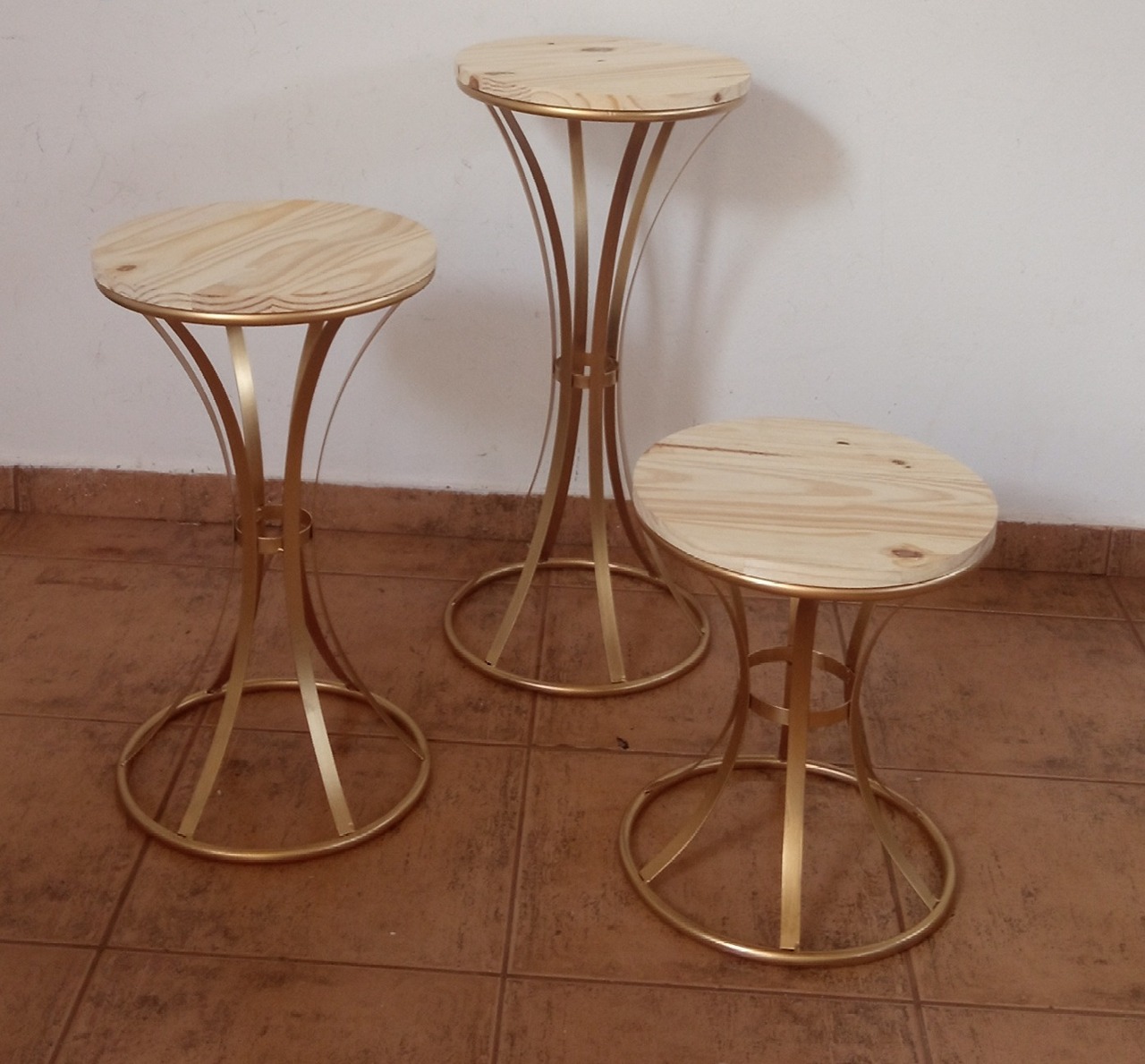  Trio Mesa Cinturinha Dourada - Espelhomagicopeguemonte