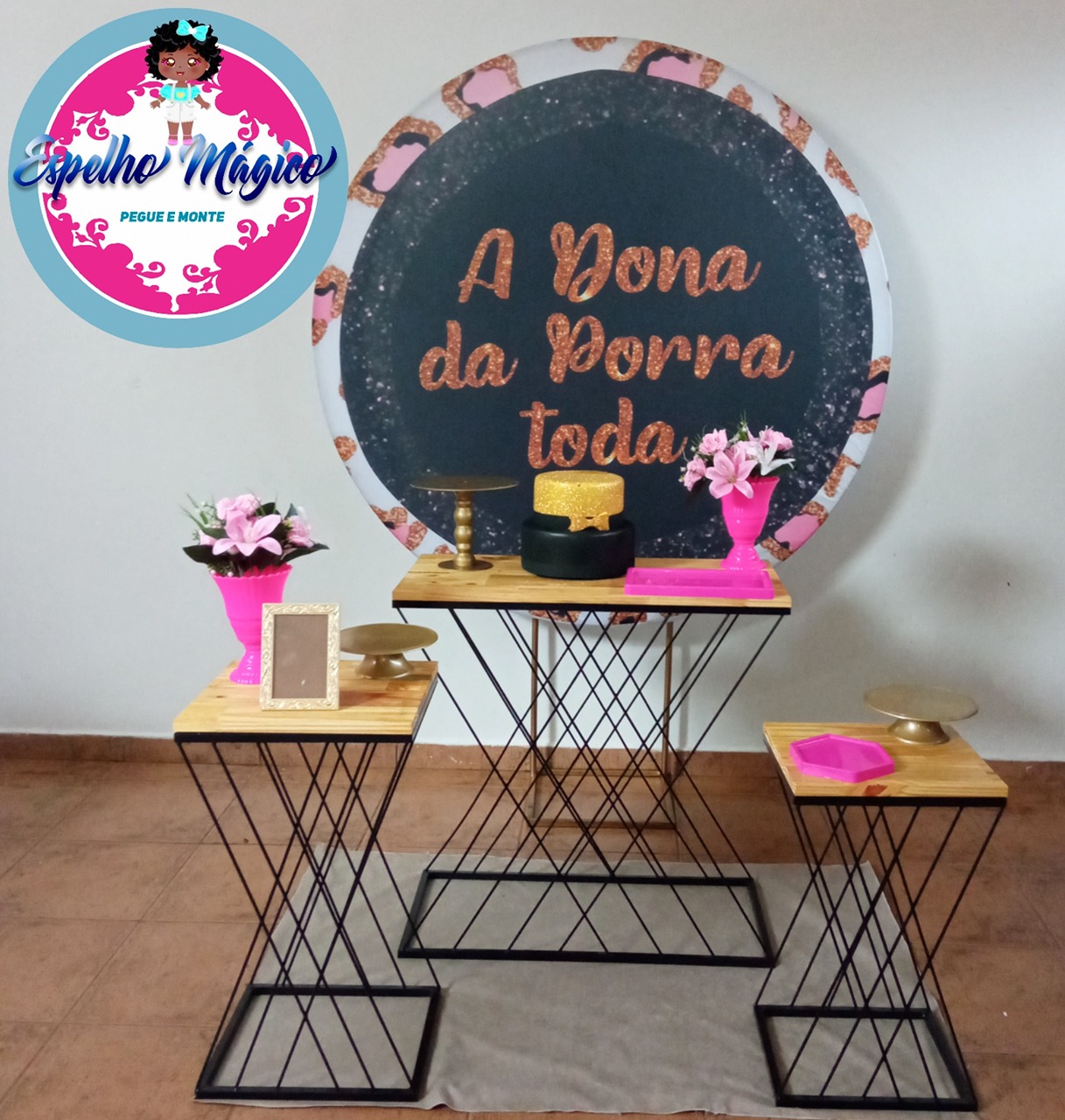 Kit da  Dona da Porra Toda - Espelhomagicopeguemonte