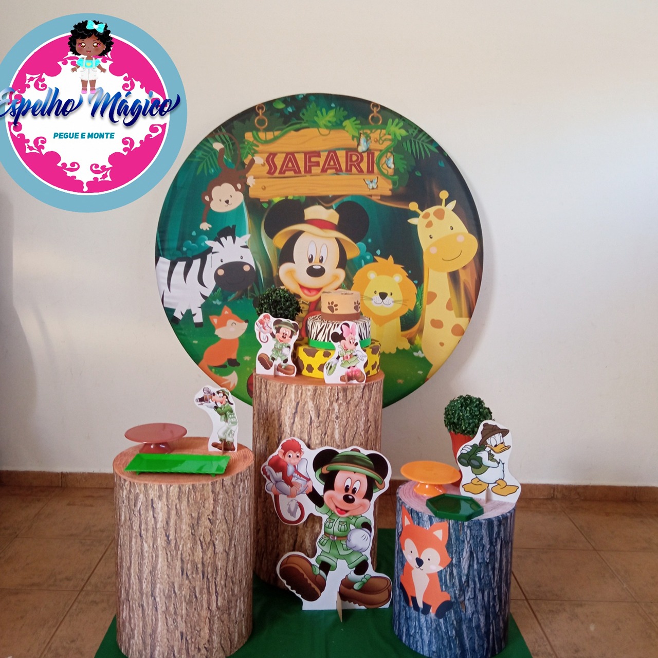 Mickey Safari Combo 2 - Espelhomagicopeguemonte
