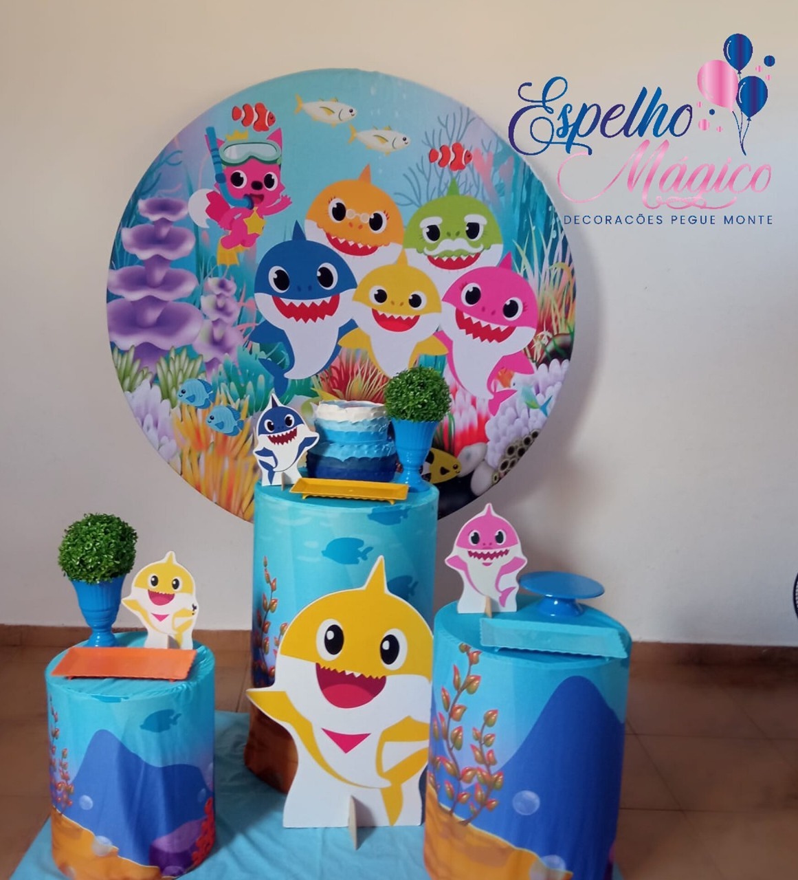 Baby Shark Combo 2 - Espelhomagicopeguemonte