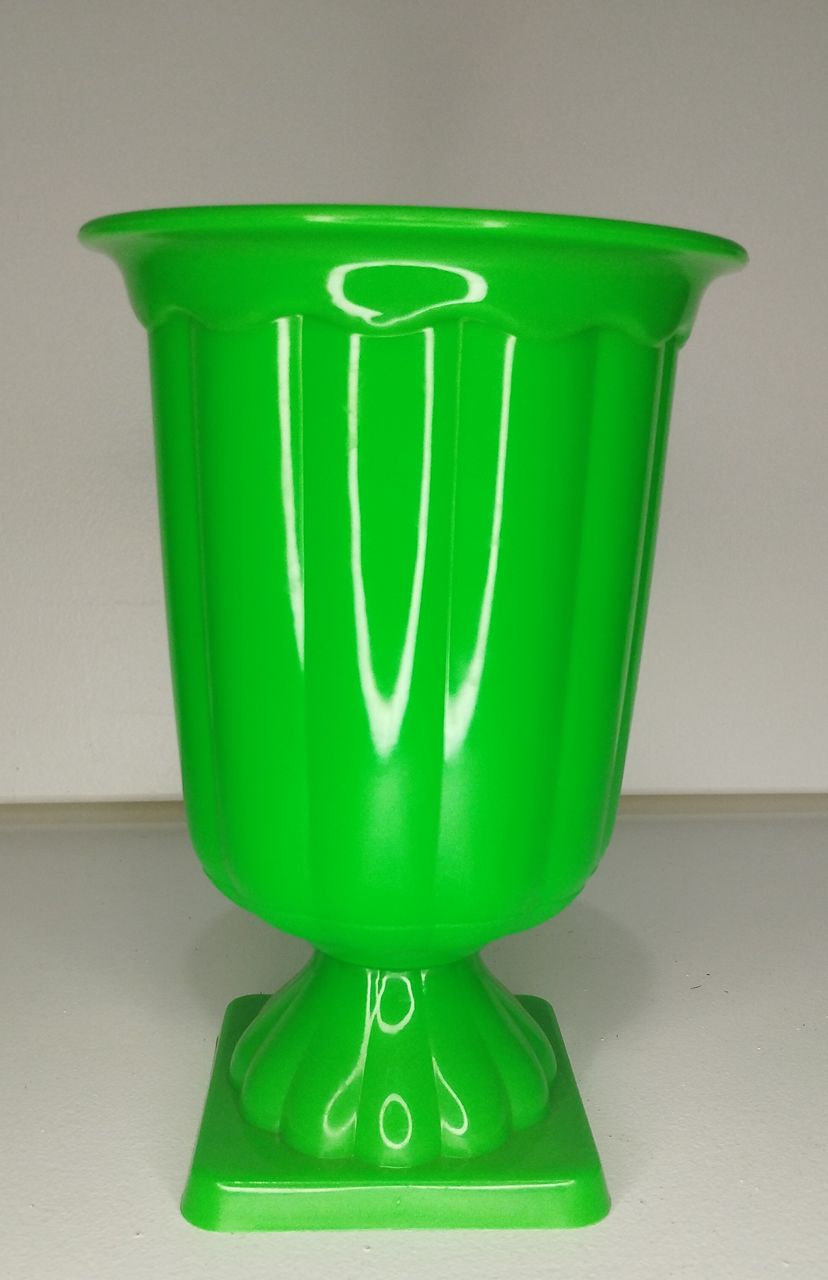 Vaso Grego Verde Neon - Espelhomagicopeguemonte