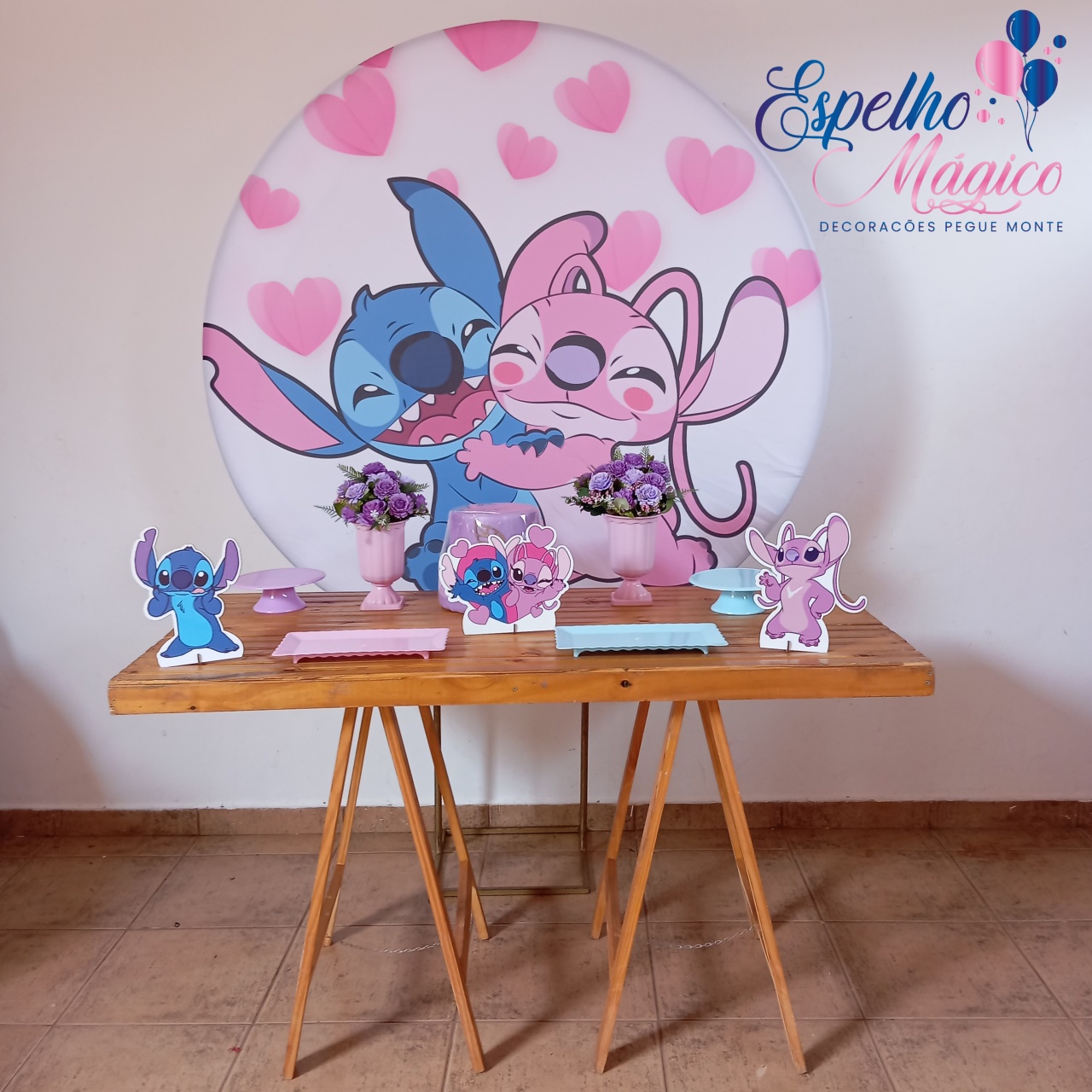 Stitch E Angel Combo 3 - Espelhomagicopeguemonte