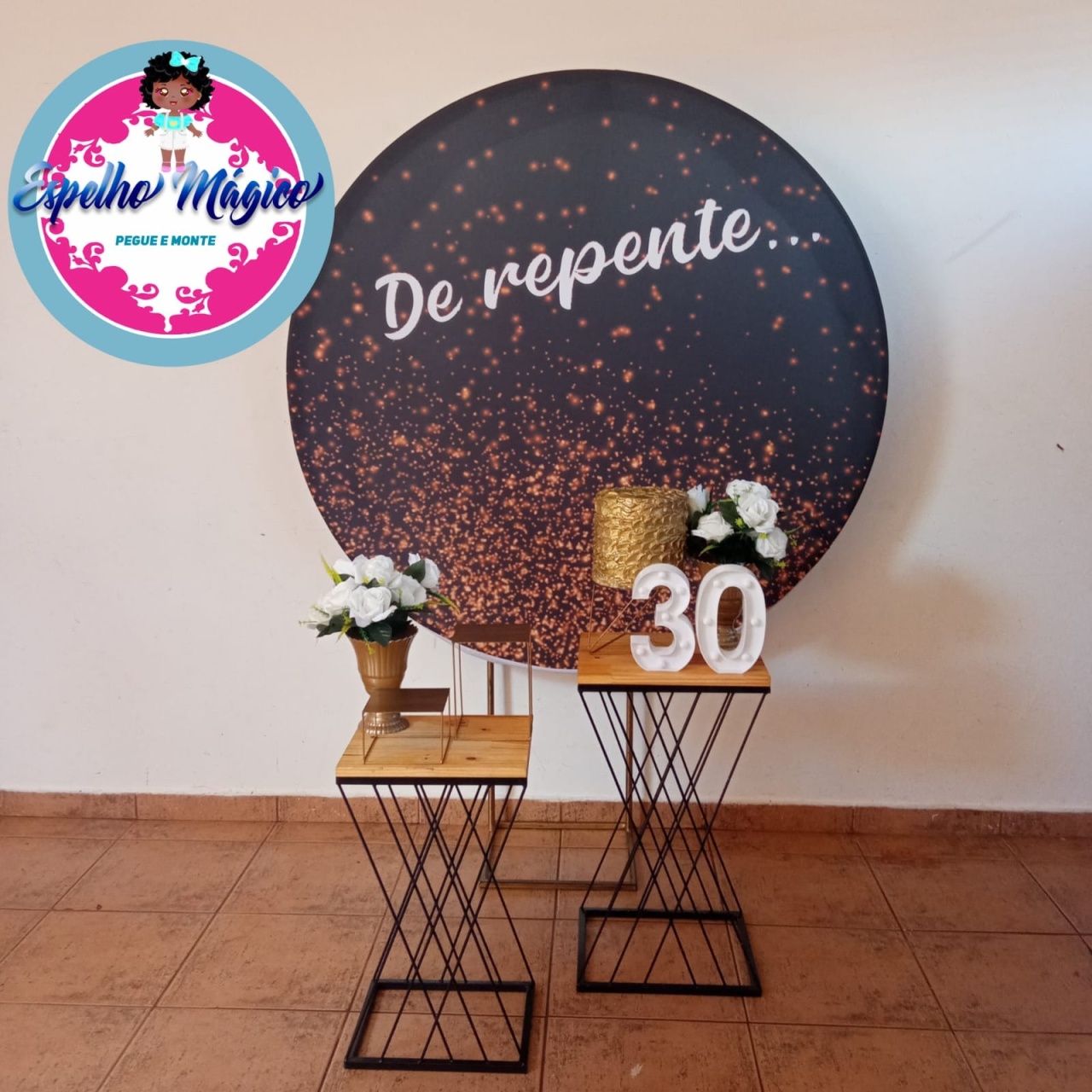 Decoração de Repente  - Espelhomagicopeguemonte