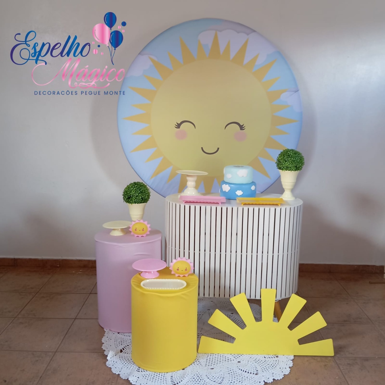 Decoraçao Solzinho - Espelhomagicopeguemonte