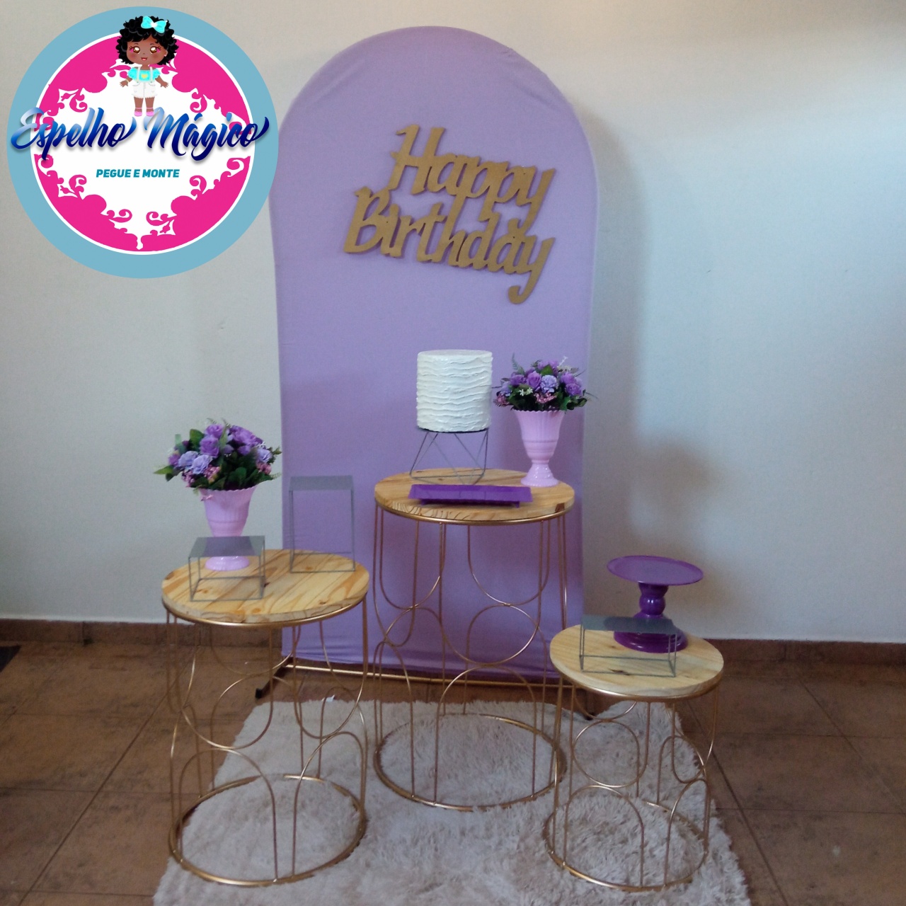  Decoração Lilas - Espelhomagicopeguemonte