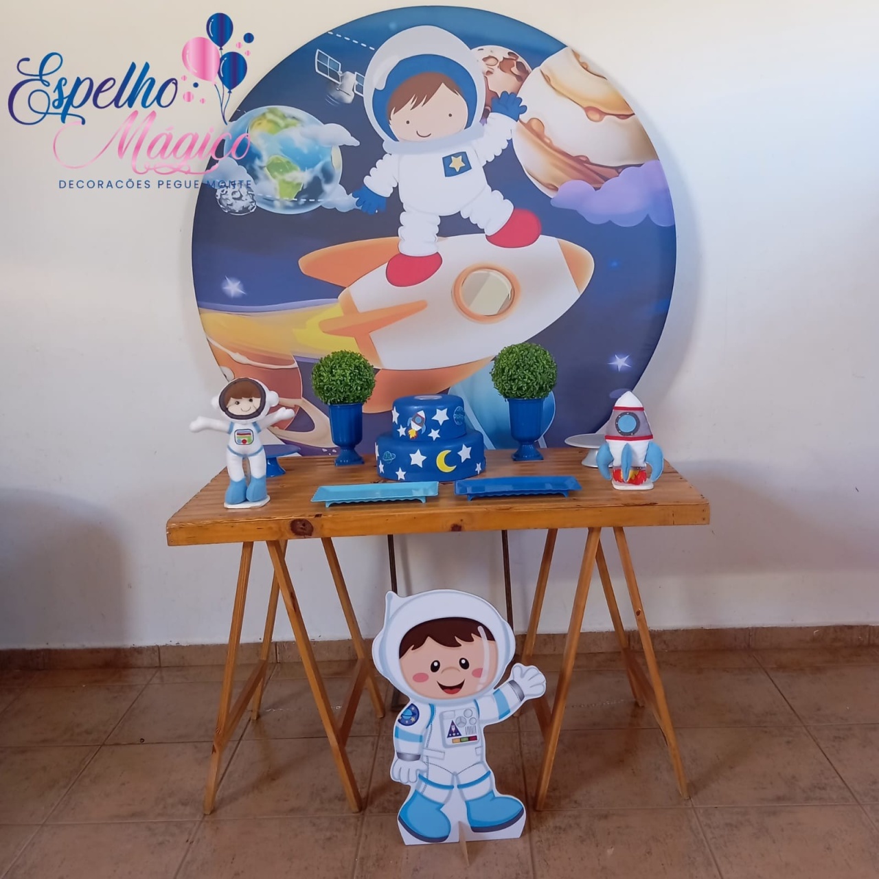 Astronauta Combo 3 - Espelhomagicopeguemonte