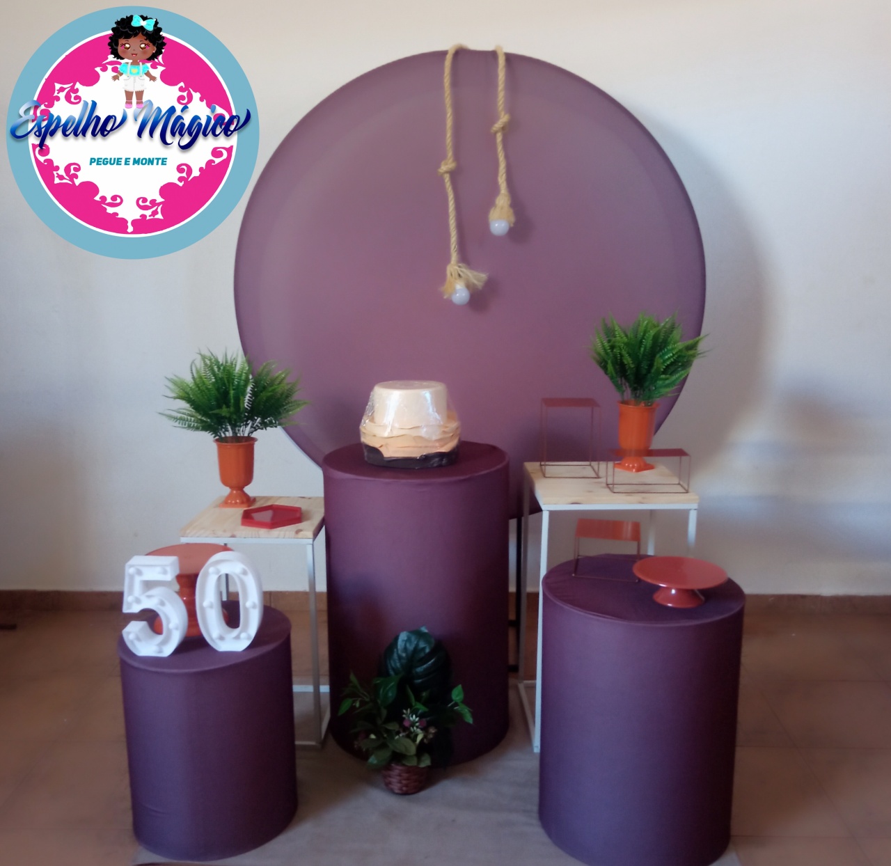 Decoração Marrom - Espelhomagicopeguemonte